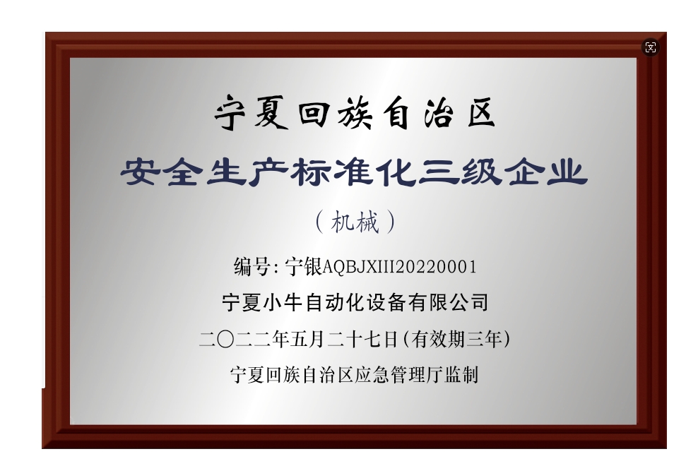 安全生产标准化三级企业